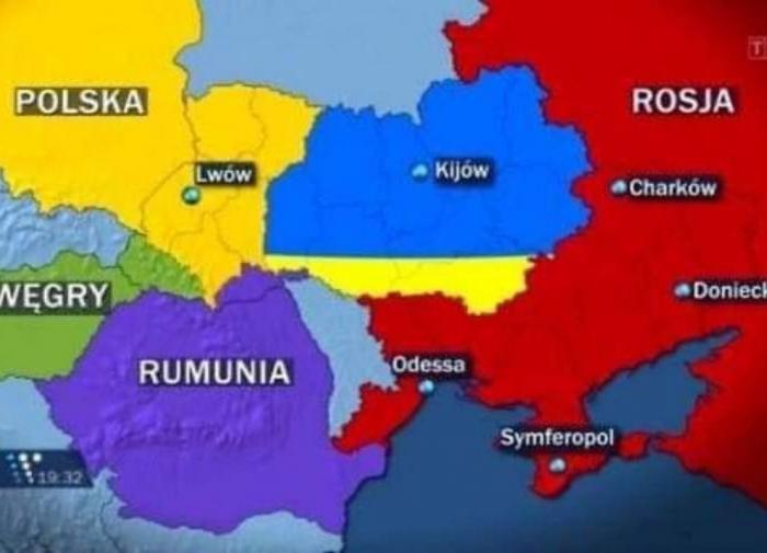 Future map of Ukraine according to Dmitry Medvedev