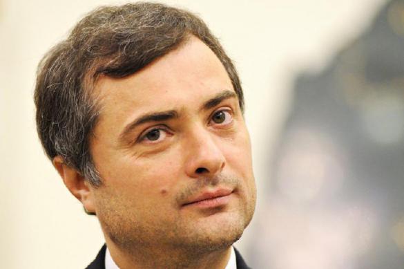 Vladislav Surkov, grey cardinal of the Kremlin, flushes Ukraine down the toilet