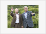 Putin and Bush agree to disagree respectfully in Kennebunkport