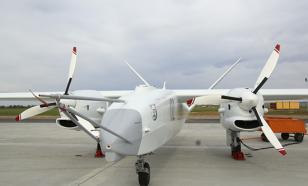 Russian heavy combat UAV Altius tests its weapons in action