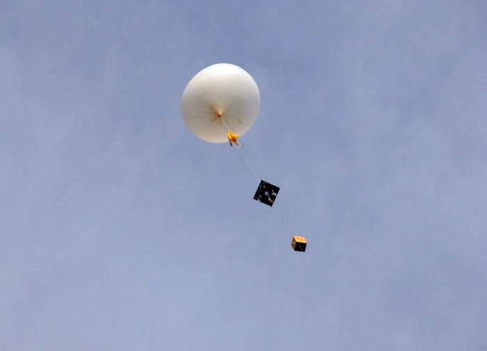 Ukrainian terrorist hot air balloon shot down over Russia