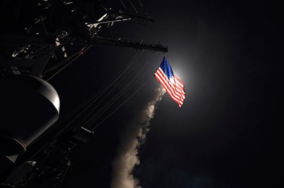 USA attacks sovereign state Syria