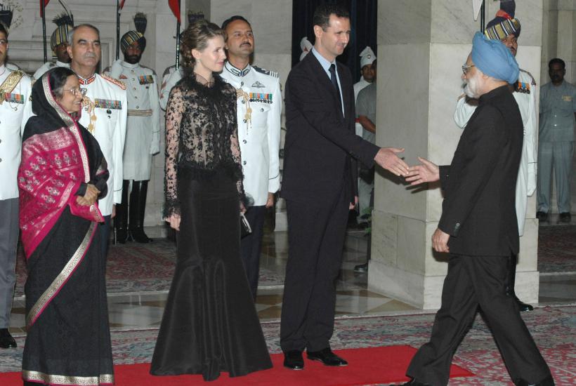 Bashar and Asma al-Assad