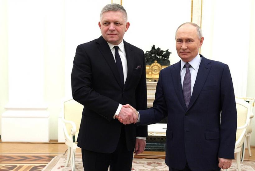 Robert Fico and Vladimir Putin