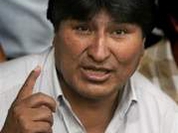 Evo Morales waits for his official confirmation as the new President of Bolivia