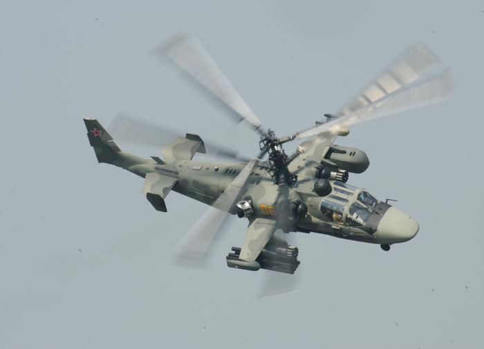 Russian Ka-52 combat helicopters intimidate Turkey with 'death carousel'