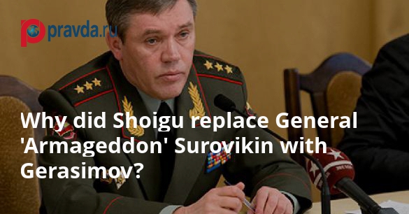 Decision to replace General 'Armageddon' Surovikin with Gerasimov