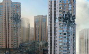 Rocket strikes multi-storey apartment building in Kiev