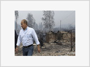Even Russia’s Wildfires Provide Tinder for Political Jibes