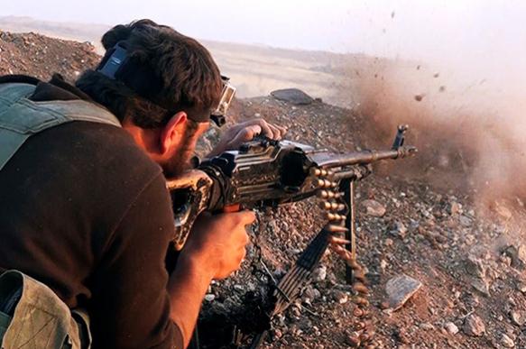 Al-Nusra fighters leave arsenal of US weapons