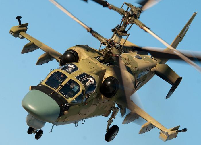 Ka-52 helicopter crashes into Sea of Azov
