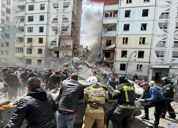 Belgorod apartment building collapse: Death toll climbing fast