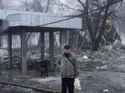 Shell explodes at bus stop in Donetsk: 13 killed