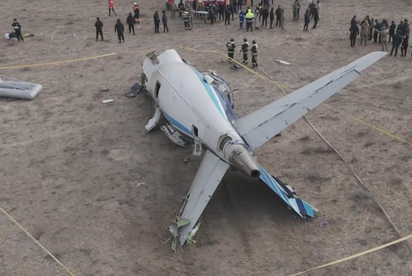 Azerbaijan Airlines air crash report: External objects penetrated jetliner fuselage