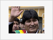 Bolivia's Morales celebrates one year in power studying new nationalizations