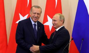 Putin gives Erdogan a good grain shake