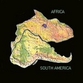 Pangea: "Africa and South America were one continent in the form of dinosaur head"