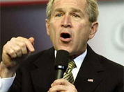 Bush acknowledges the collapsing US economy
