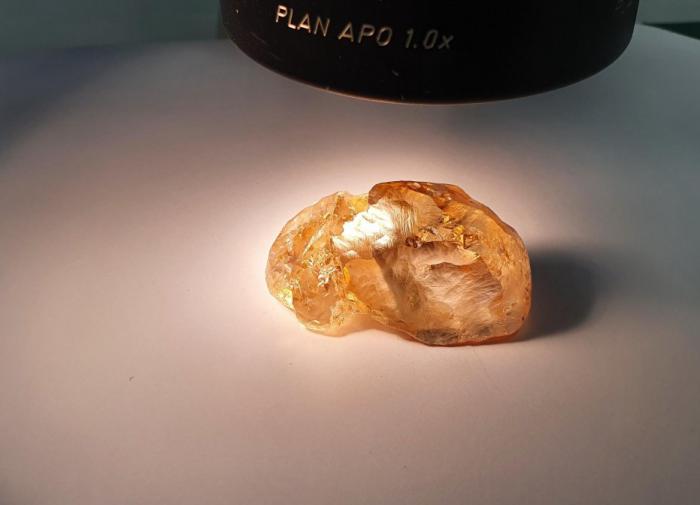 Russia mines extremely rare yellow diamond 130 million years old