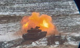 Burn, German Leopard tanks, burn