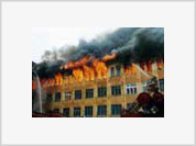 Fire destroys major publishing house in Moscow
