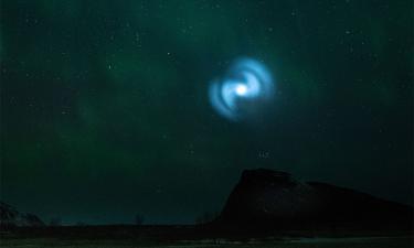 Bright spiral appears in the sky over Russian and European cities