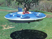 A flying saucer. Made in Russia