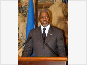 Annan urges Russia to remember MDGs