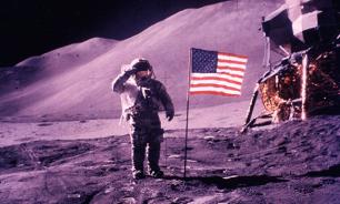 US flags disappear from the Moon
