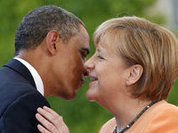 G7 summit: Merkel dancing for Obama