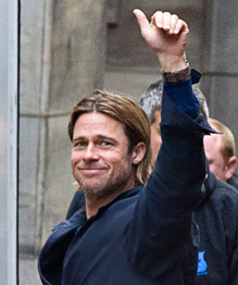 On the set of World War Z