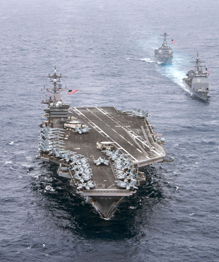 The impressive power of USS Carl Vinson