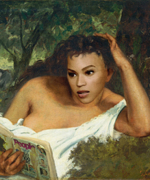 Antique Beyonce fan-made paintings